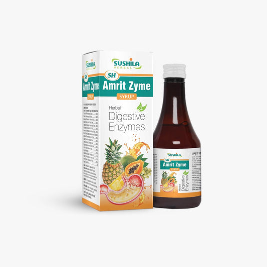 Sushila Herbal Amrit Zyme Syrup Herbal Digestive Enzymes