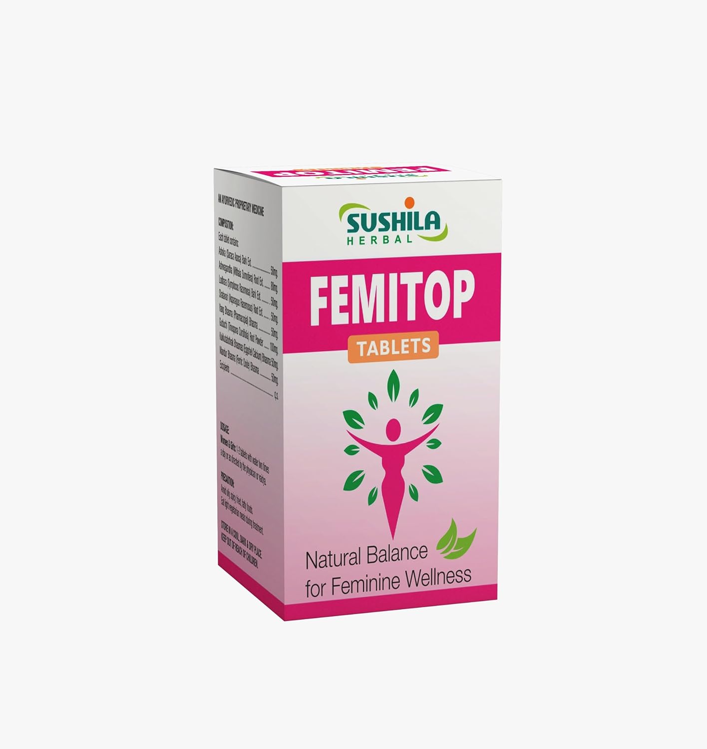 Sushila Herbal Femitop Tablet Women Health Supplement