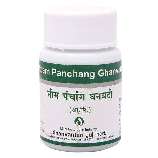 Dhanvantari Neem Panchang Ghanvati Tablets