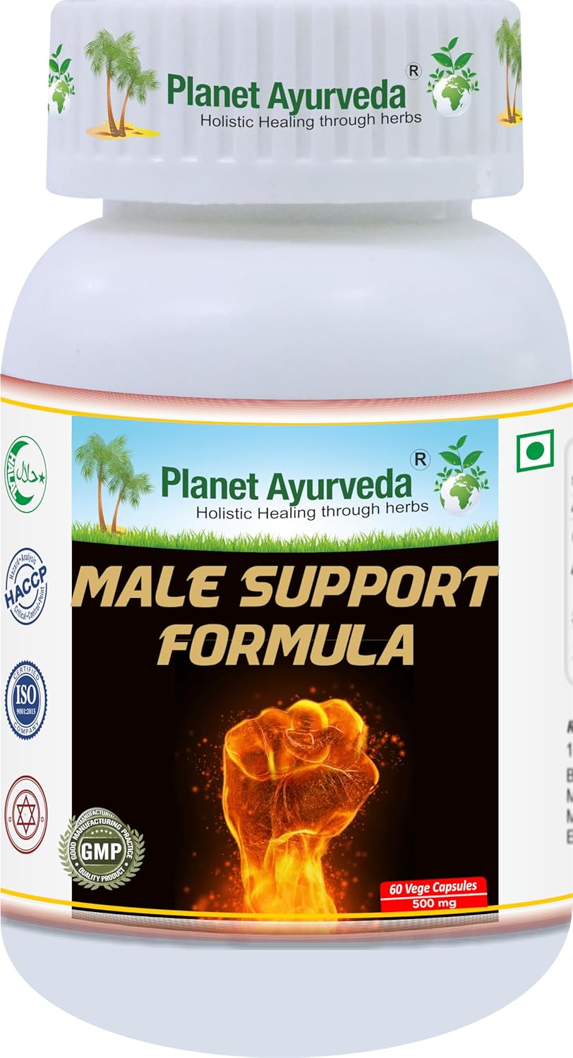 Planet Ayurveda Male Support Formula Capsules