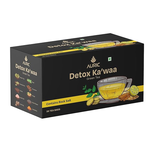 Auric Detox Kawaa Green Tea Bags