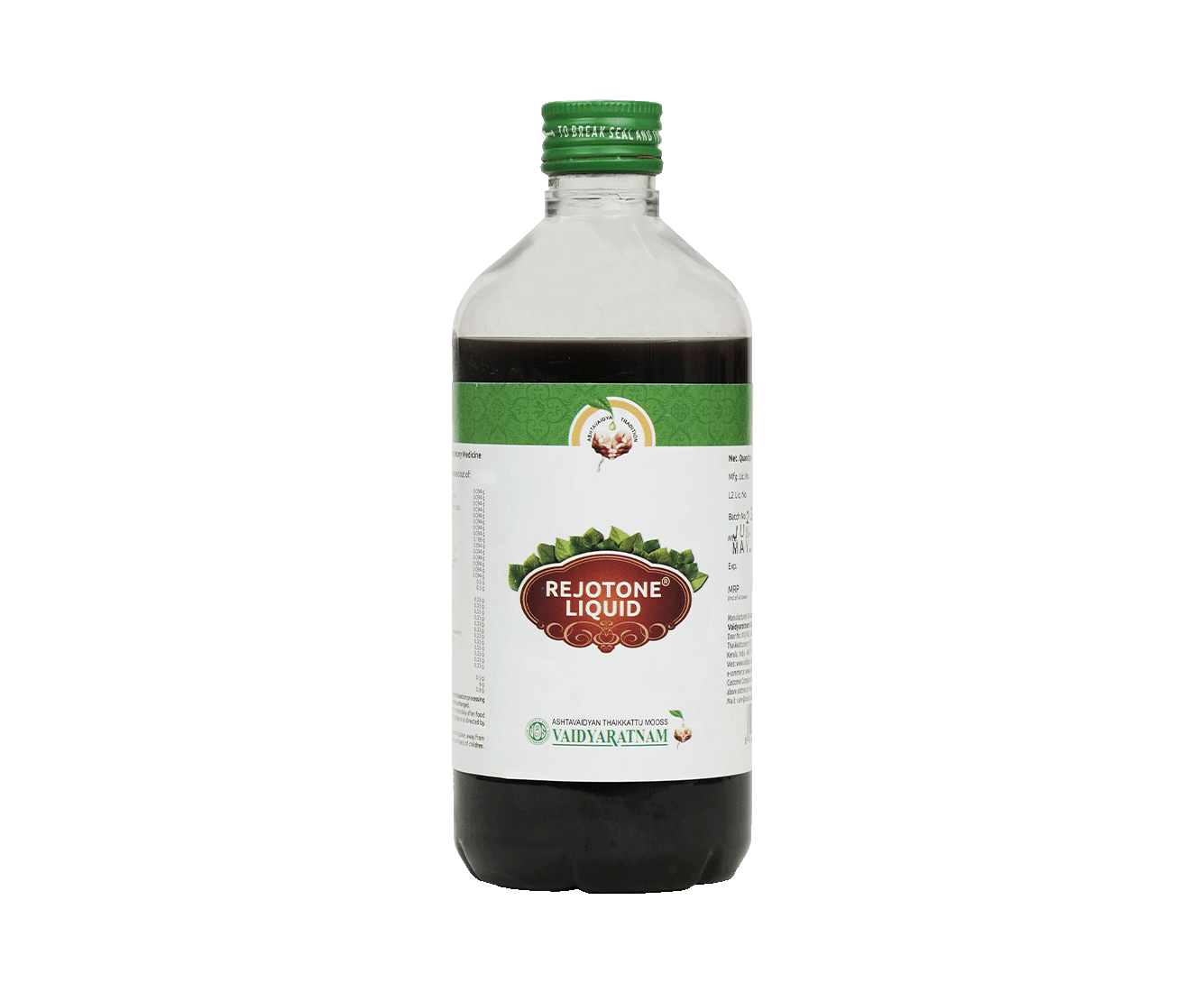 Vaidyaratnam Rejotone Liquid