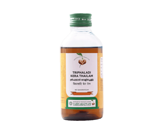 Vaidyaratnam Thriphaladi Kera Thailam Oil