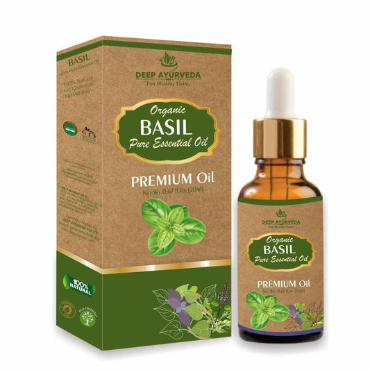 Deep Ayurveda Basil Pure Essential Oil