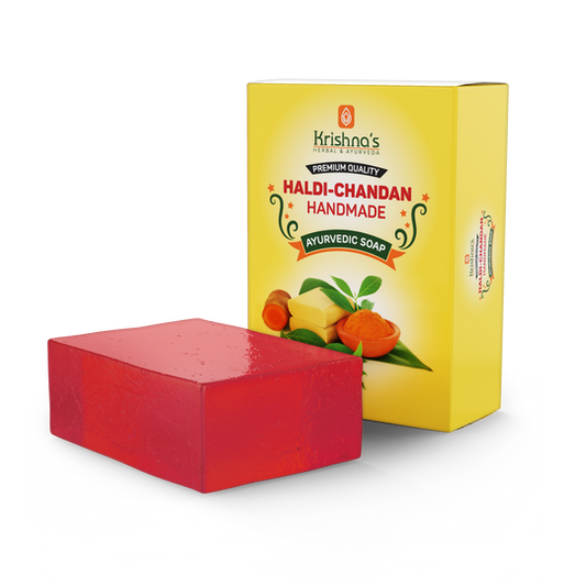 Krishna Herbal Haldi Chandan Soap