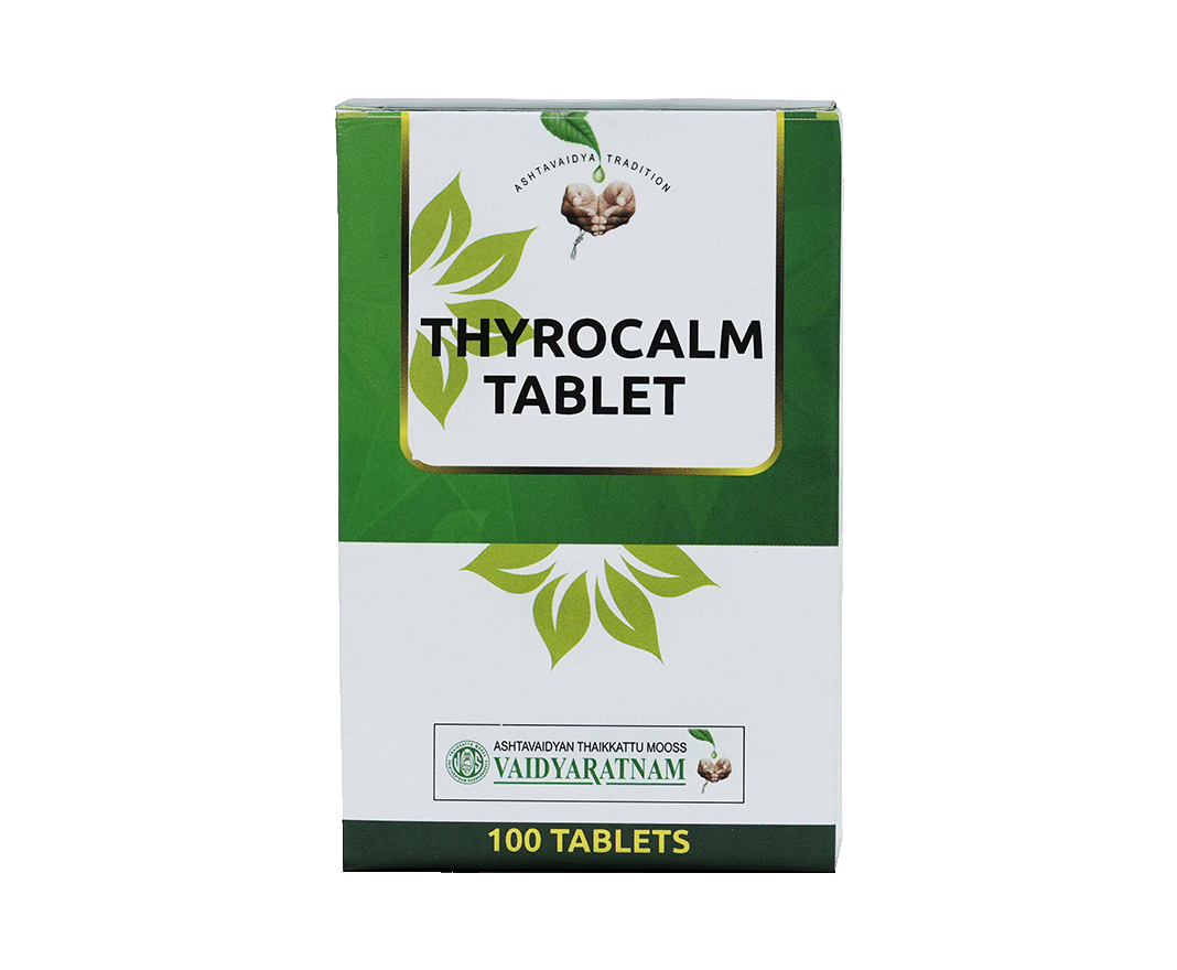 Vaidyaratnam Thyrocalm Tablets