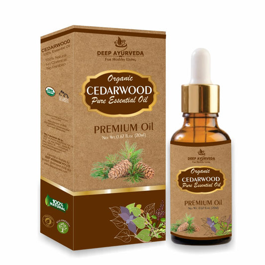 Deep Ayurveda Organic Cedarwood Pure Essential Oil