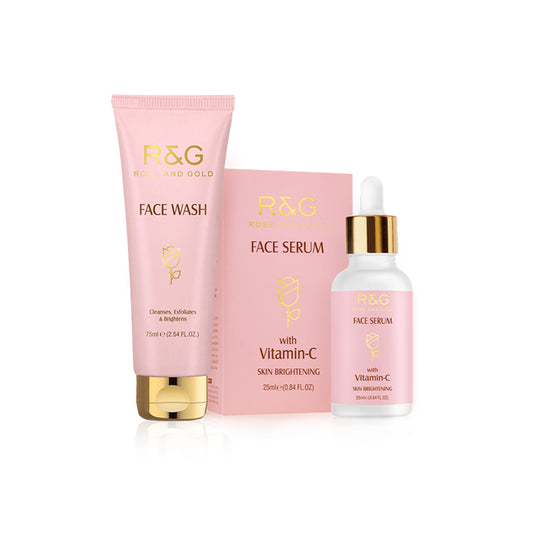 Vasu R & G Face Wash & Vitamin C Serum For Skin Brightening Combo