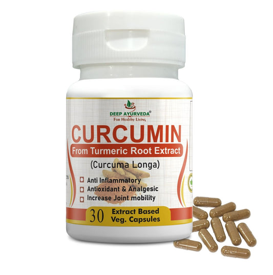 Deep Ayurveda Curcumin From Turmeric Root Extract Capsule