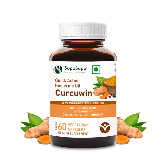 Sri Sri Tattva Supasupp Quick Action Bioperine Oil Curcuwin Capsule