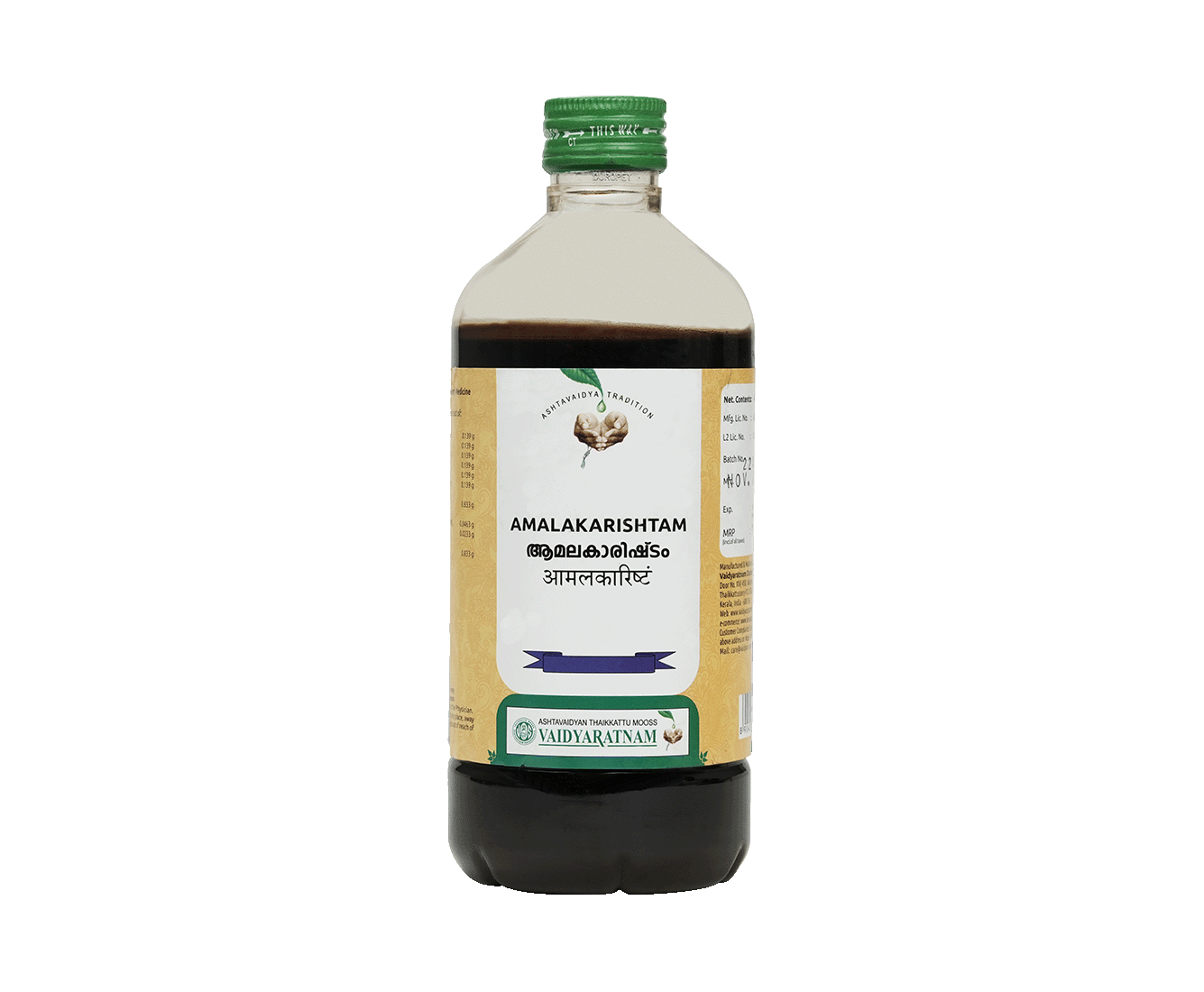 Vaidyaratnam Amalakarishtam Syrup