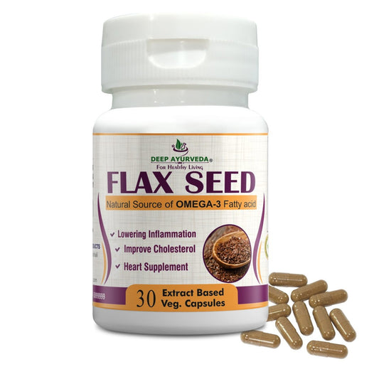 Deep Ayurveda Flax Seed Capsules
