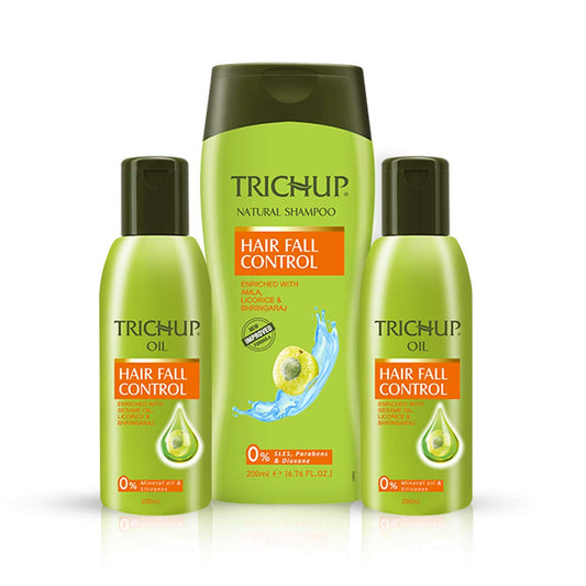 Trichup Hair Fall Control Kit Oil & Shampoo