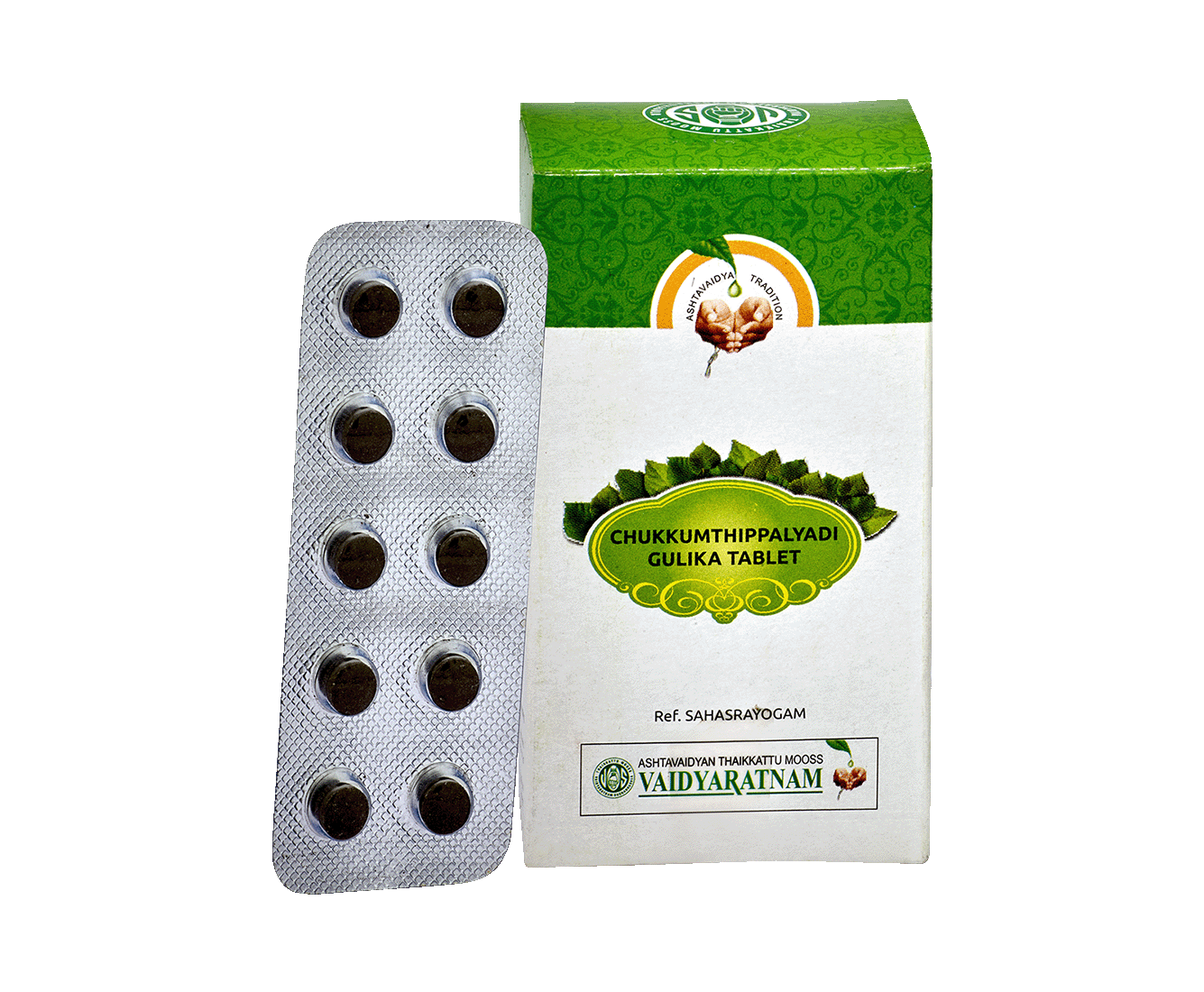 Vaidyaratnam Chukkumthippalyadi Gulika Tablet