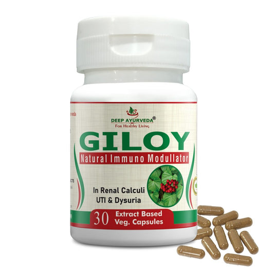 Deep Ayurveda Giloy Natural Immuno Modulattor Capsules
