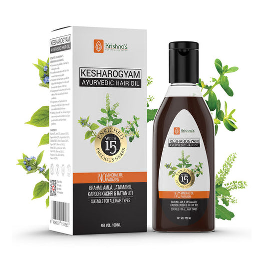 Krishna Herbals Kesharogyam Ayurvedic Hair Oil
