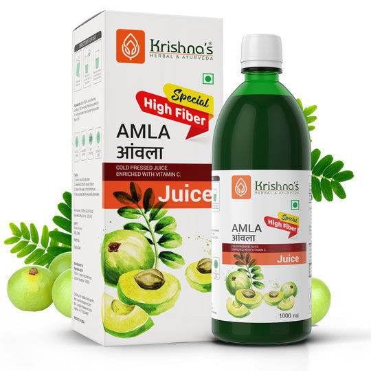 Krishna Herbal PREMIUM AMLA JUICE HIGH FIBER