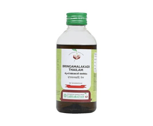 Vaidyaratnam Bringamalakadi Thailam Oil