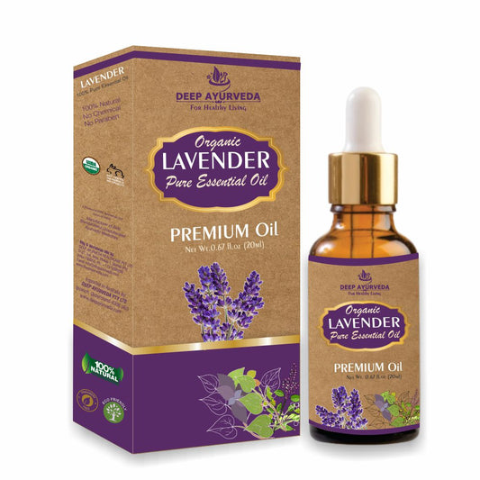 Deep Ayurveda Organic Lavender Pure Essential Oil