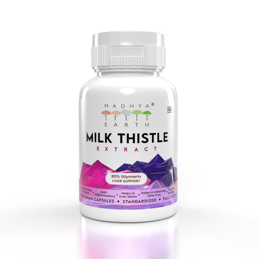 Madhya Earth Milk Thistle Extract Capsules