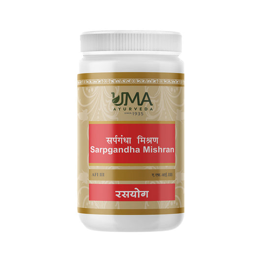 Uma Ayurveda Sarpgandha Mishran Tablets