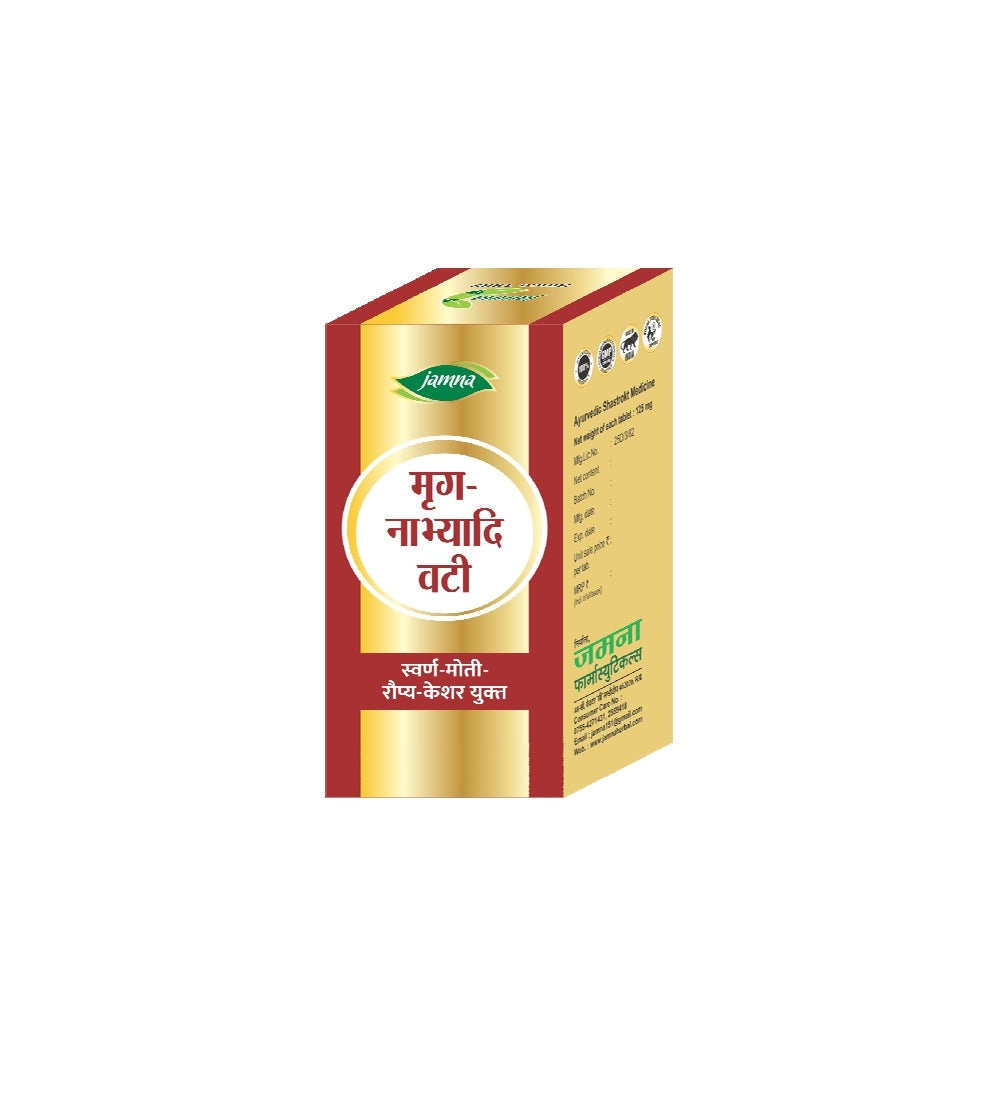 Jamna Mrignabhyadi Vati (Swarn Moti Raupya Keshar Yukt) Tablets
