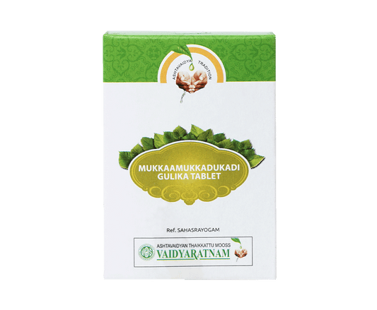 Vaidyaratnam Mukkaamukkadukadi Gulika Tablet