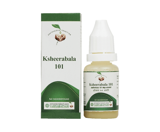 Vaidyaratnam Ksheerabala 101 Aavarthi Oil