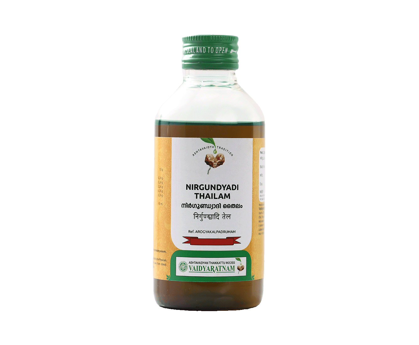 Vaidyaratnam Nirgundyadi Thailam Oil