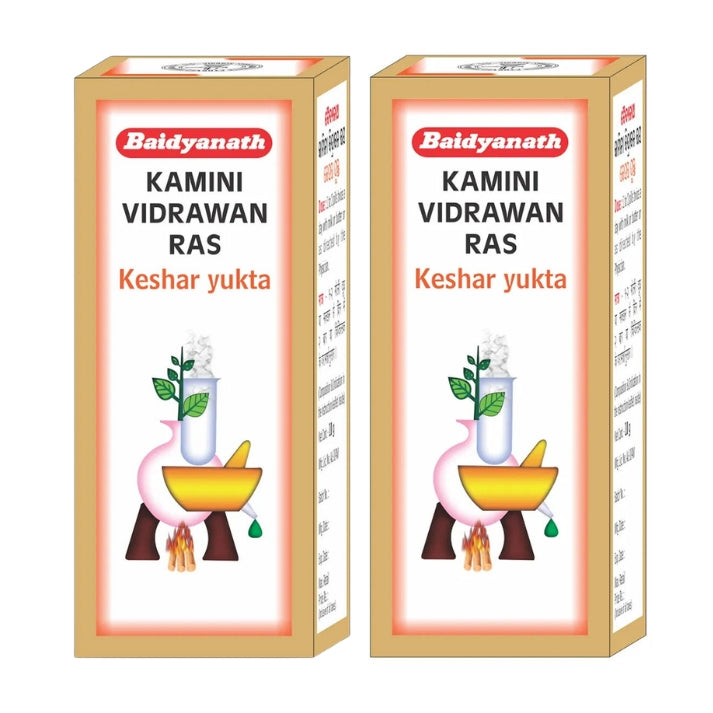Baidyanath Kamini Vidrawan Ras Kesar Yukta