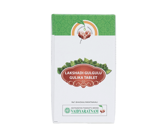 Vaidyaratnam Lakshadi Gulgulu Gulika Tablet