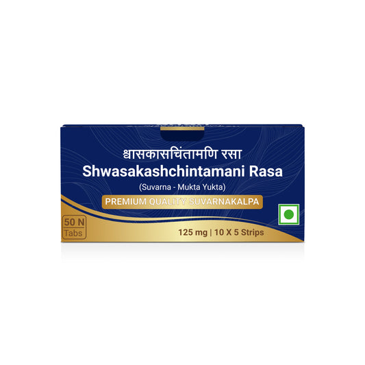 Sri Sri Tattva Shwaskas Chintamani Rasa Suvarna Mukta Yukta Tablets