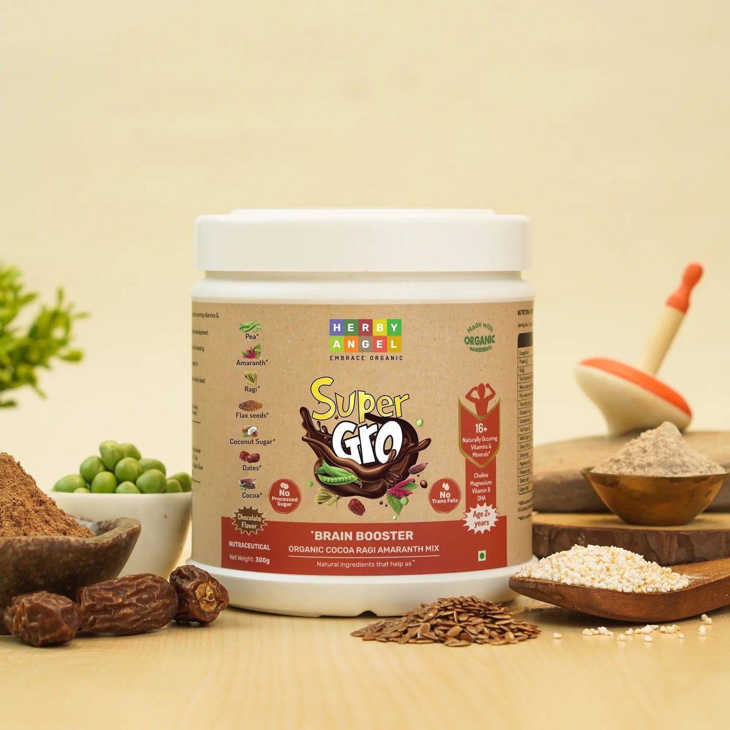 Herby Angel Supergro Brain Booster Milk Mix