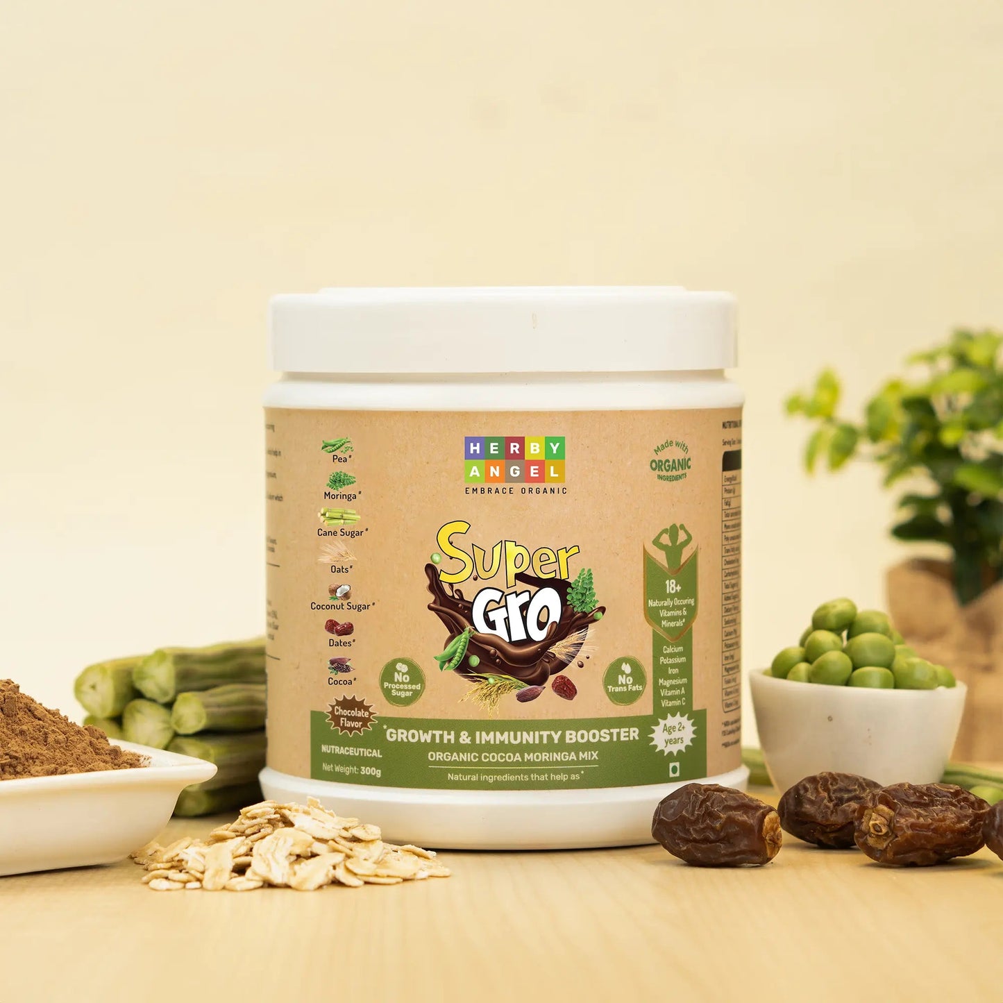 Herby Angel Supergro Growth & Immunity Booster With Moringa Mix