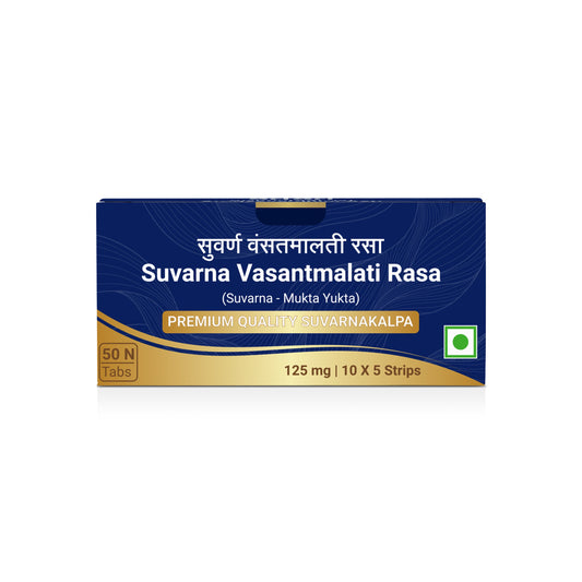 Sri Sri Tattva Suvarna Vasant Malati Suvarna Mukta Yukta Tablets