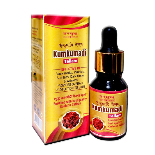 Tansukh Kumkumadi Tailam Oil With Kasmiri Saffron