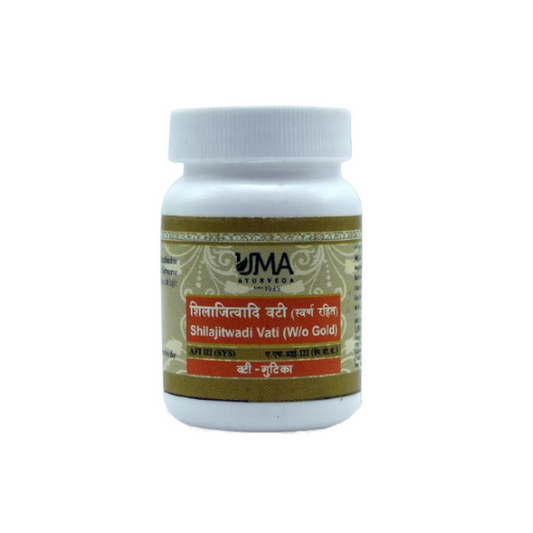 Uma Ayurveda Shilajitwadi Vati Without Gold Tablets