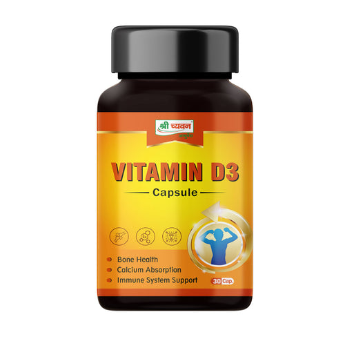 Shri Chyawan Vitamin D3 Capsules
