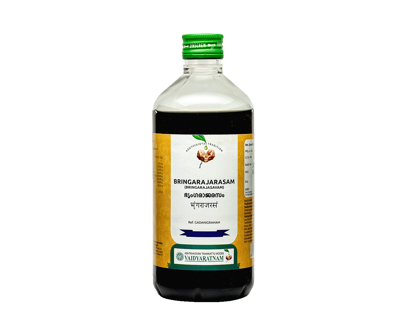 Vaidyaratnam Bringarajarasam Syrup