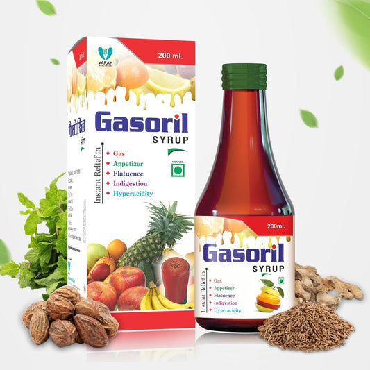 Varah Gasoril Syrup Digestive Relief For Gas And Bloating