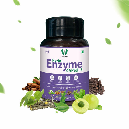 Varah Herbal Enzyme Capsules Digestive Support