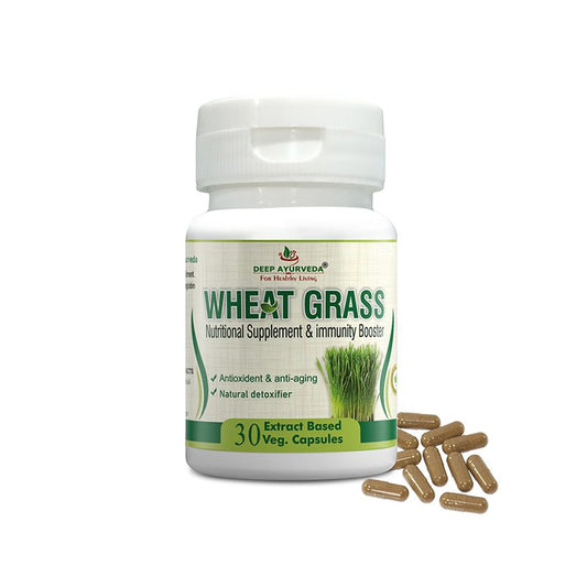 Deep Ayurveda Wheat Grass Capsules