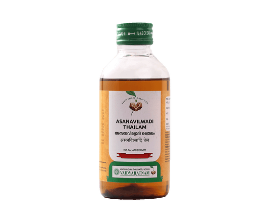 Vaidyaratnam Asanavilwadi Thailam Oil
