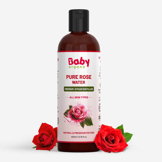 Baby Organo Pure Rose Water | Cleans & Refreshes Soft Skin