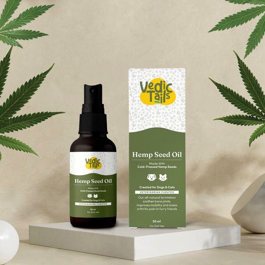 Vedic Tails Hemp Seed Oil For Dogs Cats
