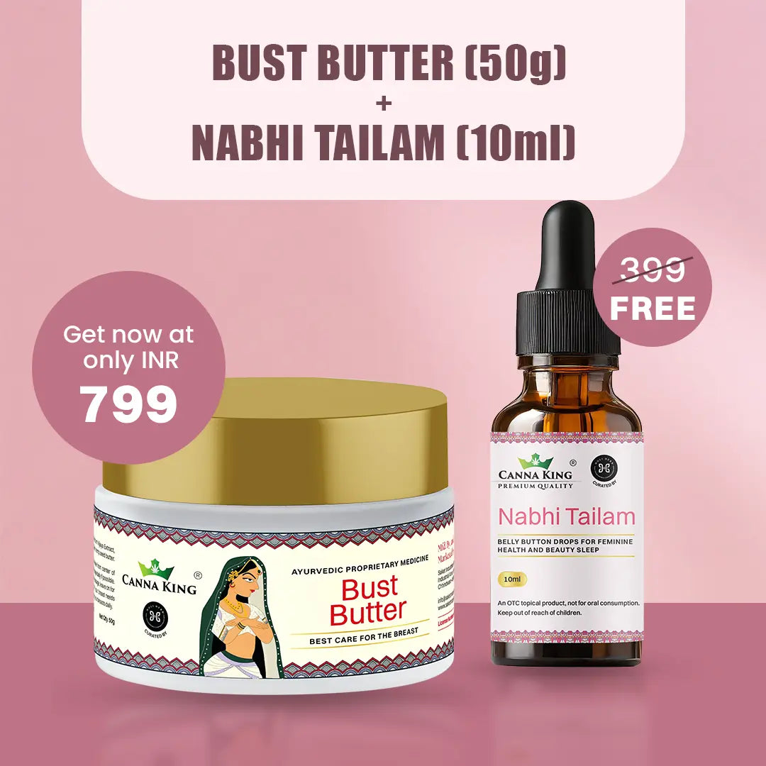 Cannaking Bust Butter And Nabhi Tailam Combo