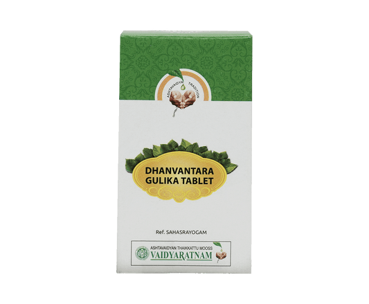 Vaidyaratnam Dhanwanthari Gulika Tablet