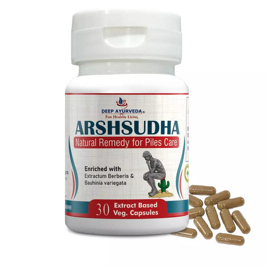 Deep Ayurveda Arshsudha Piles Care Capsules