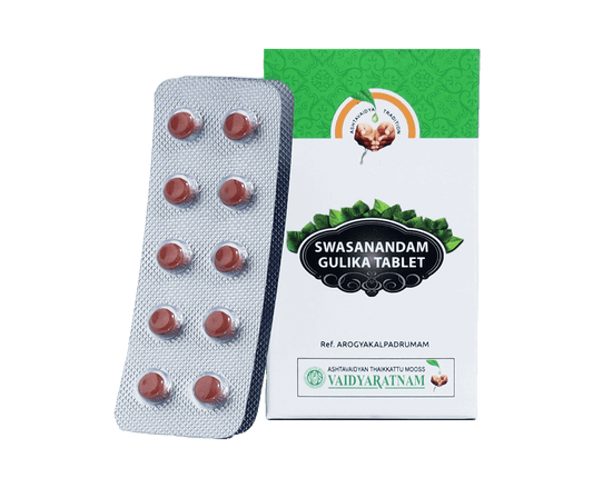 Vaidyaratnam Swasanandam Gulika Tablet