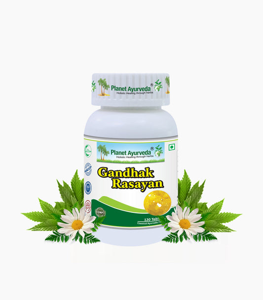 Planet Ayurveda Gandhak Rasayan Tablet